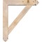 Ekena Millwork Traditional Arts and Crafts Smooth Bracket w/ Offset Brace, Douglas Fir, 5 1/2"W x 26"D x 30"H BKT0604X26X30TRA03SDF - alternate 2